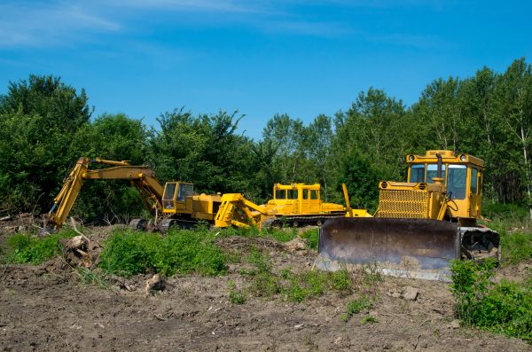 Bulldozer Clearing in Jeffersonville